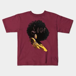 afro love Kids T-Shirt